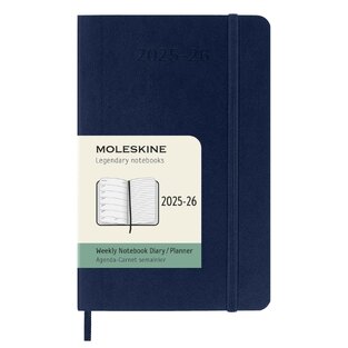 2025 2026 ΗΜΕΡΟΛΟΓΙΟ MOLESKINE POCKET (9x14cm) SOFT COVER BLUE WEEKLY DIARY (ΕΒΔΟΜΑΔΙΑΙΟ ΗΜΕΡΟΛΟΓΙΟ 18ΜΗΝΟ)