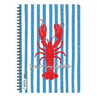NEXT ΤΕΤΡΑΔΙΟ ΣΠΙΡΑΛ A4 (21x29,7cm) 2 ΘΕΜΑΤΩΝ 70φ LOBSTER 1632056