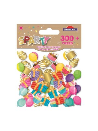 GLOBAL GIFT DECO CONFETTIS ΠΟΥΛΙΕΣ ΧΡΟΝΙΑ ΠΟΛΛΑ ΡΟΖ 362001