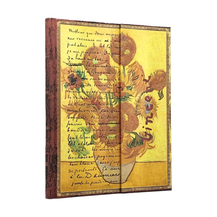 PAPERBLANKS HARDCOVER ΣΗΜΕΙΩΜΑΤΑΡΙΟ ULTRA (18x23cm) VANGOGH SUNFLOWERS LINED (ΡΙΓΕ) PB15186