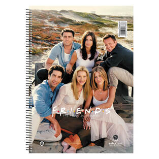 SALKO ΤΕΤΡΑΔΙΟ ΣΠΙΡΑΛ A4 (21x29,7cm) 3 ΘΕΜΑΤΩΝ 90φ FRIENDS VOLUME 2 (ΒΟΥΝΟ) 7388