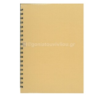 ΜΠΛΟΚ ΣΧΕΔΙΟΥ ΣΠΙΡΑΛ 19,5x26,5cm 120 ΛΕΥΚΑ ΦΥΛΛΑ 160gr ΣΚΛΗΡΟ ΕΞΩΦΥΛΛΟ ΜΠΕΖ