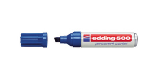 EDDING 500 ΜΑΡΚΑΔΟΡΟΣ ΑΝΕΞΙΤΗΛΟΣ ΠΛΑΚΕ ΜΥΤΗ 3 ΜΠΛΕ