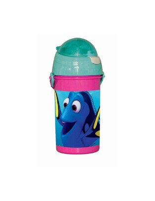 GIM ΠΑΓΟΥΡΙ ΠΛΑΣΤΙΚΟ ΜΕ ΚΑΛΑΜΑΚΙ FLIP 500ML FINDING DORY 55327209