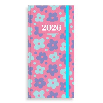 2026 ΗΜΕΡΟΛΟΓΙΟ ΕΒΔΟΜΑΔΙΑΙΟ ΑΤΖΕΝΤΑ 8x16cm RIVER ΜΕ ΛΑΣΤΙΧΟ ΡΟΖ 587117 (TESORO)