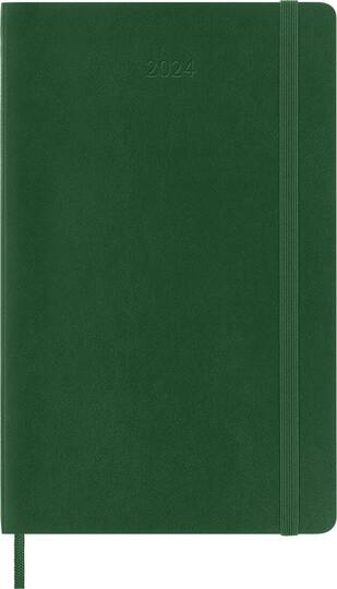 2024 ΗΜΕΡΟΛΟΓΙΟ MOLESKINE LARGE (13x21cm) HARD COVER MYRTLE GREEN WEEKLY DIARY (ΕΒΔΟΜΑΔΙΑΙΟ ΗΜΕΡΟΛΟΓΙΟ ΕΤΟΥΣ)