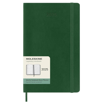 2025 ΗΜΕΡΟΛΟΓΙΟ MOLESKINE LARGE (13x21cm) SOFT COVER MYRTLE GREEN WEEKLY DIARY (ΕΒΔΟΜΑΔΙΑΙΟ ΗΜΕΡΟΛΟΓΙΟ ΕΤΟΥΣ)