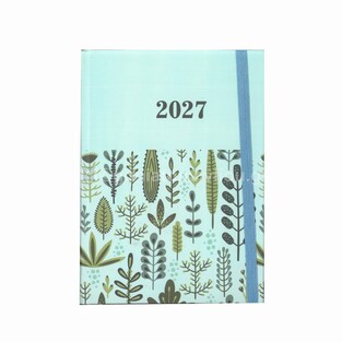 2027 ΗΜΕΡΟΛΟΓΙΟ ΗΜΕΡΗΣΙΟ 12x17cm BLOSSOM ΓΑΛΑΖΙΟ ΜΕ ΛΑΣΤΙΧΟ 587885 (TESORO)