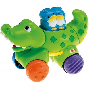 MATTEL FISHER PRICE ΖΩΑΚΙΑ PRESS N GO ΚΡΟΚΟΔΕΙΛΟΣ N8161