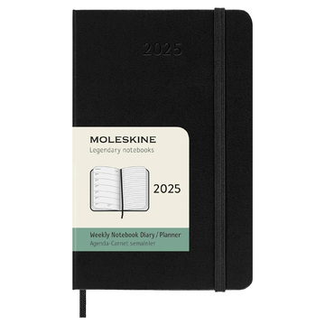 2025 ΗΜΕΡΟΛΟΓΙΟ MOLESKINE POCKET (9x14cm) HARD COVER BLACK WEEKLY DIARY PLANNER (ΕΒΔΟΜΑΔΙΑΙΟ ΗΜΕΡΟΛΟΓΙΟ ΕΤΟΥΣ)