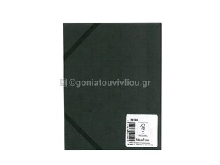 EXACOMPTA ΝΤΟΣΙΕ ΜΕ ΛΑΣΤΙΧΟ ΤΥΠΟΥ ΠΡΕΣΠΑΝ 12x16cm 50750E ΜΑΥΡΟ