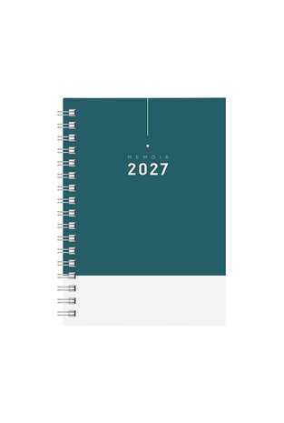 2027 ΗΜΕΡΟΛΟΓΙΟ ΜΗΝΙΑΙΟ ΠΛΑΝΟ ΣΠΙΡΑΛ 21x29cm ΠΡΑΣΙΝΟ ΜΠΕΖ 74039 (ΛΙΝΑΡΔΑΤΟΣ)