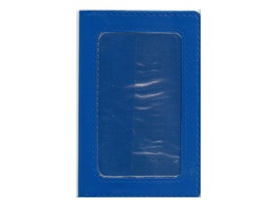 ΘΗΚΗ ΤΑΥΤΟΤΗΤΑΣ ΜΕ ΠΑΡΑΘΥΡΟ 8,5x13cm ΜΠΛΕ (ΓΟΝΑΤΑΣ)