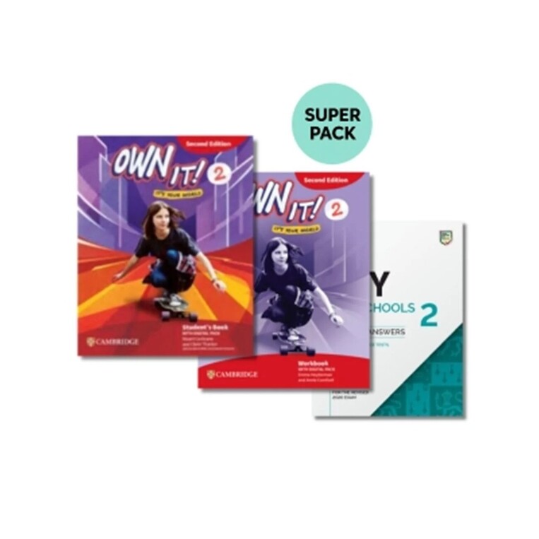 OWN IT 2 SUPER PACK (STUDENT BOOK / WORKBOOK / WORDLIST / KEY FOR SCHOOLS 2) (SECOND EDITION)