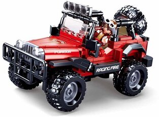 SLUBAN ΠΑΙΔΙΚΟ ΠΑΙΧΝΙΔΙ ΜΕ ΤΟΥΒΛΑΚΙΑ B0816 RED OFF ROAD 4X4 253pcs