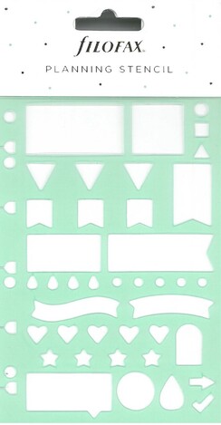 FILOFAX PERSONAL (9,5x17,1cm) ΑΝΤΑΛΛΑΚΤΙΚΟ PLANNING STENCIL (ΣΤΕΝΣΙΛ) 132780