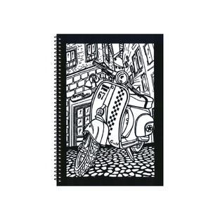 SPECIAL BY TYPOTRUST ΤΕΤΡΑΔΙΟ ΣΠΙΡΑΛ BLACK VELVET 17x25cm 2 ΘΕΜΑΤΩΝ 60φ ΒΕΣΠΑ