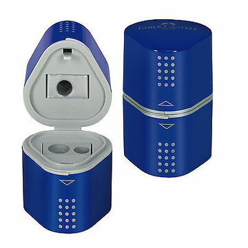 FABER CASTELL ΞΥΣΤΡΑ ΤΡΙΠΛΗ TRIO BOX GRIP 2001 ΜΠΛΕ 183801