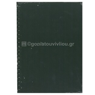 SKETCH BOOK ΣΠΙΡΑΛ 21x30cm 120 ΛΕΥΚΑ ΦΥΛΛΑ 160gr ΣΚΛΗΡΟ ΕΞΩΦΥΛΛΟ ΜΑΥΡΟ