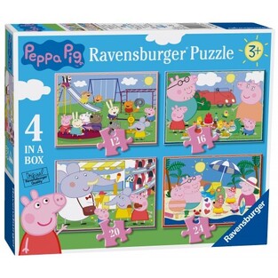 RAVENSBURGER ΠΑΖΛ 4 ΣΕ 1 (12/16/20/24τεμ) ΠΕΠΠΑ ΤΟ ΓΟΥΡΟΥΝΑΚΙ 06958