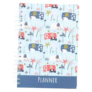 ΣΗΜΕΙΩΜΑΤΑΡΙΟ ΣΠΙΡΑΛ PLANNER 17x24cm 100φ ΕΛΕΦΑΝΤΑΚΙΑ 582346