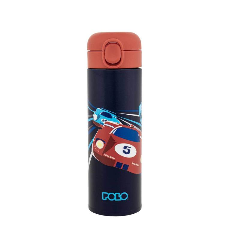 POLO ΠΑΓΟΥΡΙ ΘΕΡΜΟΣ STAINLESS STEEL JUNIOR 500ml RACE CARS 949005