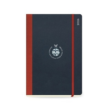 2026 ΗΜΕΡΟΛΟΓΙΟ ΗΜΕΡΗΣΙΟ ΥΠΟΚΙΤΡΙΝΟ FLEXBOOK 14x20cm FLEX ΜΑΥΡΟ ΜΕ ΚΟΚΚΙΝΗ ΡΑΧΗ ΚΑΙ ΛΑΣΤΙΧΟ ΗΒ 894223 (THE WRITING FIELDS) (1111183)