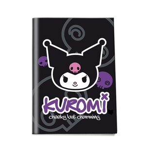 GRAFFITI ΤΕΤΡΑΔΙΟ ΚΑΡΦΙΤΣΑ 17x25cm 40φ KUROMI SKETCHY ΜΑΥΡΟ 26200
