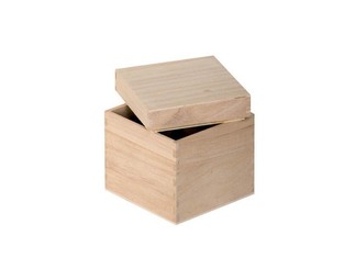 ARTEMIO ΚΟΥΤΑΚΙ ΞΥΛΙΝΟ 12x12x12cm VIBB19