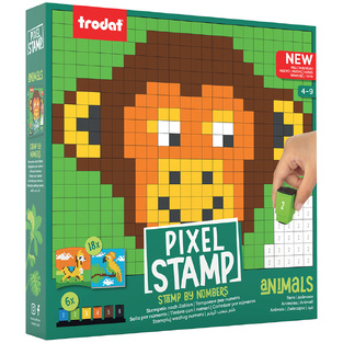 TRODAT ΔΗΜΙΟΥΡΓΙΚΟ ΠΑΙΧΝΙΔΙ ΜΕ ΣΦΡΑΓΙΔΕΣ PIXELSTAMP ANIMALS 215658