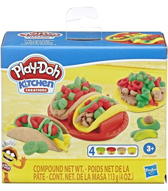 HASBRO PLAY DOH KITCHEN CREATIONS FOODIE FAVORITES TACOS 6686