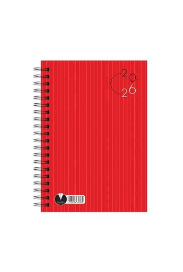 2026 ΗΜΕΡΟΛΟΓΙΟ ΗΜΕΡΗΣΙΟ ΣΠΙΡΑΛ 12x17cm CLASSIC ΚΟΚΚΙΝΟ 62002 (ΛΙΝΑΡΔΑΤΟΣ)