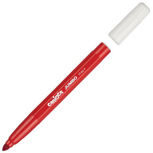 CARIOCA ΜΑΡΚΑΔΟΡΟΣ JUMBO SUPERWASHABLE MAXI ΚΟΚΚΙΝΟΣ 40130 03
