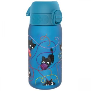 ION8 ΠΑΓΟΥΡΙ ΠΛΑΣΤΙΚΟ 350ml ΓΑΤΕΣ ΜΠΛΕ I8RF350PBCATS
