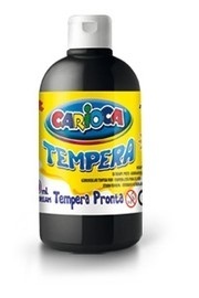 CARIOCA ΤΕΜΠΕΡΑ ΜΑΥΡΗ BLACK No24 500ml (700gr)
