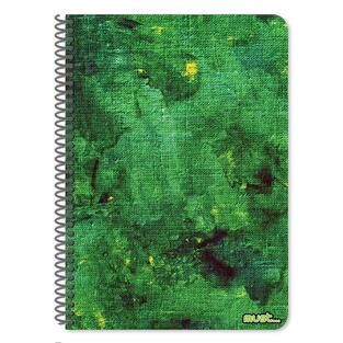 MUST ΤΕΤΡΑΔΙΟ ΣΠΙΡΑΛ A4 (21x29,7cm) 1 ΘΕΜΑΤΟΣ 30φ CANVAS ΠΡΑΣΙΝΟ 585281