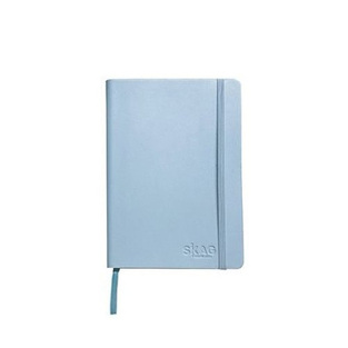 SKAG ΣΗΜΕΙΩΜΑΤΑΡΙΟ A6 10,5x14,8cm ΜΕ ΛΑΣΤΙΧΟ ΜΑΛΑΚΟ ΕΞΩΦΥΛΛΟ ΘΗΚΗ ΓΙΑ ΣΤΥΛΟ ΕΣΩΤΕΡΙΚΗ ΘΗΚΗ ΜΕ ΓΡΑΜΜΕΣ 64φ ΓΑΛΑΖΙΟ 306669