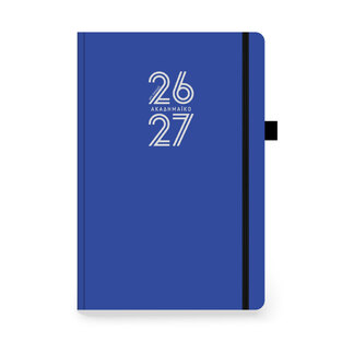 2026 2027 ΗΜΕΡΟΛΟΓΙΟ ΗΜΕΡΗΣΙΟ ΑΚΑΔΗΜΑΙΚΟ ULTIMA 14x21cm ΜΠΛΕ ΗΛΕΚΤΡΙΚ ΜΕ ΛΑΣΤΙΧΟ ΚΑΙ ΣΤΥΛΟΘΗΚΗ 899582 (ΤΡΙΠΕΡΙΝΑ)