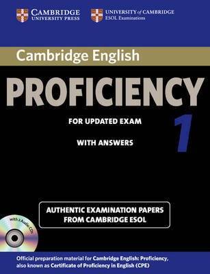 CAMBRIDGE ENGLISH PROFICIENCY 1 SELF STUDY PACK (WITH ANSWERS AND AUDIO CDS)