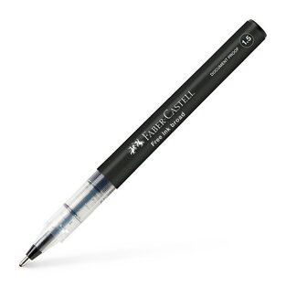 FABER CASTELL ΣΤΥΛΟ FREE INK BROAD 1.5mm ΜΑΥΡΟ