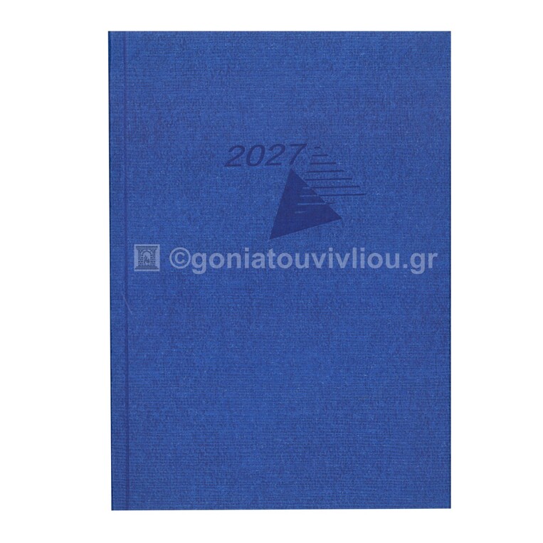 2027 ΗΜΕΡΟΛΟΓΙΟ ΗΜΕΡΗΣΙΟ ΥΠΟΚΙΤΡΙΝΟ 17x24cm FAN ΜΠΛΕ ΗΛΕΚΤΡΙΚ 61 (ΠΛΑΝΟΓΡΑΜΜΑ)