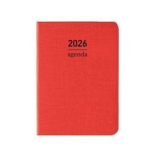 2026 ΗΜΕΡΟΛΟΓΙΟ ΑΤΖΕΝΤΑ ΕΒΔΟΜΑΔΑ ΣΕ ΔΥΟ ΣΕΛΙΔΕΣ ΜΕΓΑΛΗ 8,6x12,7cm TEMPO ΚΟΚΚΙΝΟ 61032 (ΛΙΝΑΡΔΑΤΟΣ)