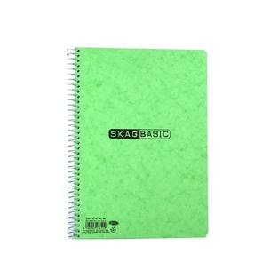SKAG ΤΕΤΡΑΔΙΟ ΣΠΙΡΑΛ A4 (21x29,7cm) 4 ΘΕΜΑΤΩΝ 120φ BASIC ΛΑΧΑΝΙ 276122