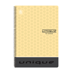 SPECIAL BY TYPOTRUST ΤΕΤΡΑΔΙΟ ΣΠΙΡΑΛ UNIQUE A4 (21x29,7cm) 3 ΘΕΜΑΤΩΝ 90φ ΚΙΤΡΙΝΟ