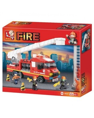 SLUBAN ΠΑΙΔΙΚΟ ΠΑΙΧΝΙΔΙ ΜΕ ΤΟΥΒΛΑΚΙΑ B0221 FIRE LADDER TRUCK 270PCS