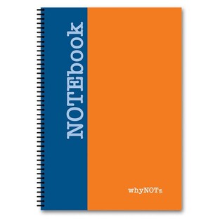 WHYNOTE ΤΕΤΡΑΔΙΟ ΣΠΙΡΑΛ Α4 (21x29,7cm) 2 ΘΕΜΑΤΩΝ 60φ DUAL ΠΟΡΤΟΚΑΛΙ 810012