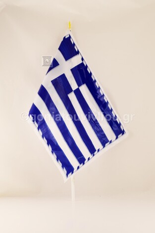 ΣΗΜΑΙΑ ΕΛΛΗΝΙΚΗ ΠΛΑΣΤΙΚΗ ΜΕ ΚΟΝΤΑΡΙ 58cm