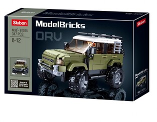 SLUBAN ΠΑΙΔΙΚΟ ΠΑΙΧΝΙΔΙ ΜΕ ΤΟΥΒΛΑΚΙΑ B1015 ENGLISH SUV ATTACKER 317pcs