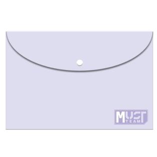 MUST ΦΑΚΕΛΟΣ ΜΕ ΚΟΥΜΠΙ ΠΛΑΣΤΙΚΟΣ A4 (21x29,7cm) ΠΑΣΤΕΛ ΜΩΒ