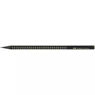 FABER CASTELL ΜΟΛΥΒΙ SPARKLE GRIP HB ΜΑΥΡΟ ΞΥΛΟ ΧΡΥΣΟ 118278